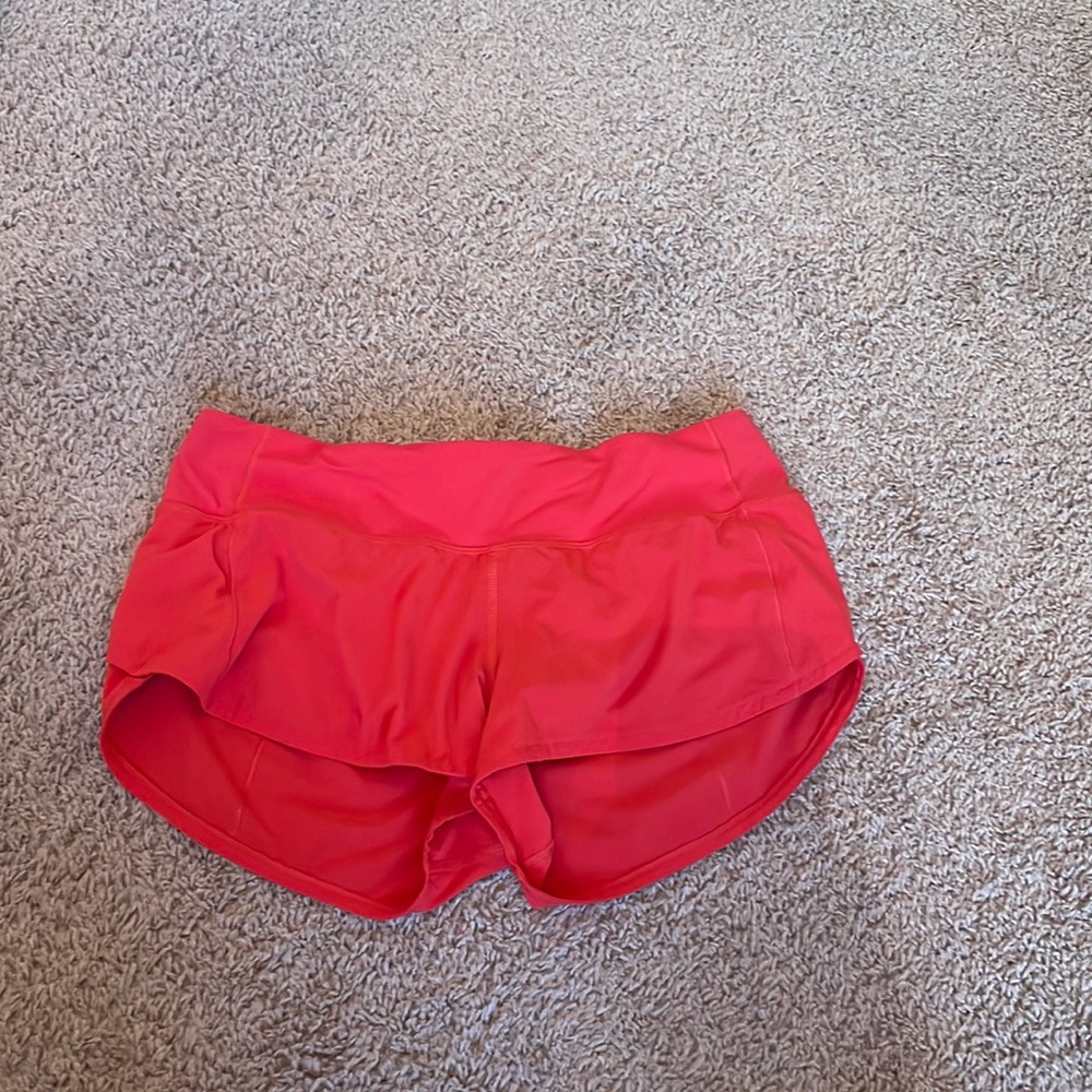 Lululemon speed up shorts size 6